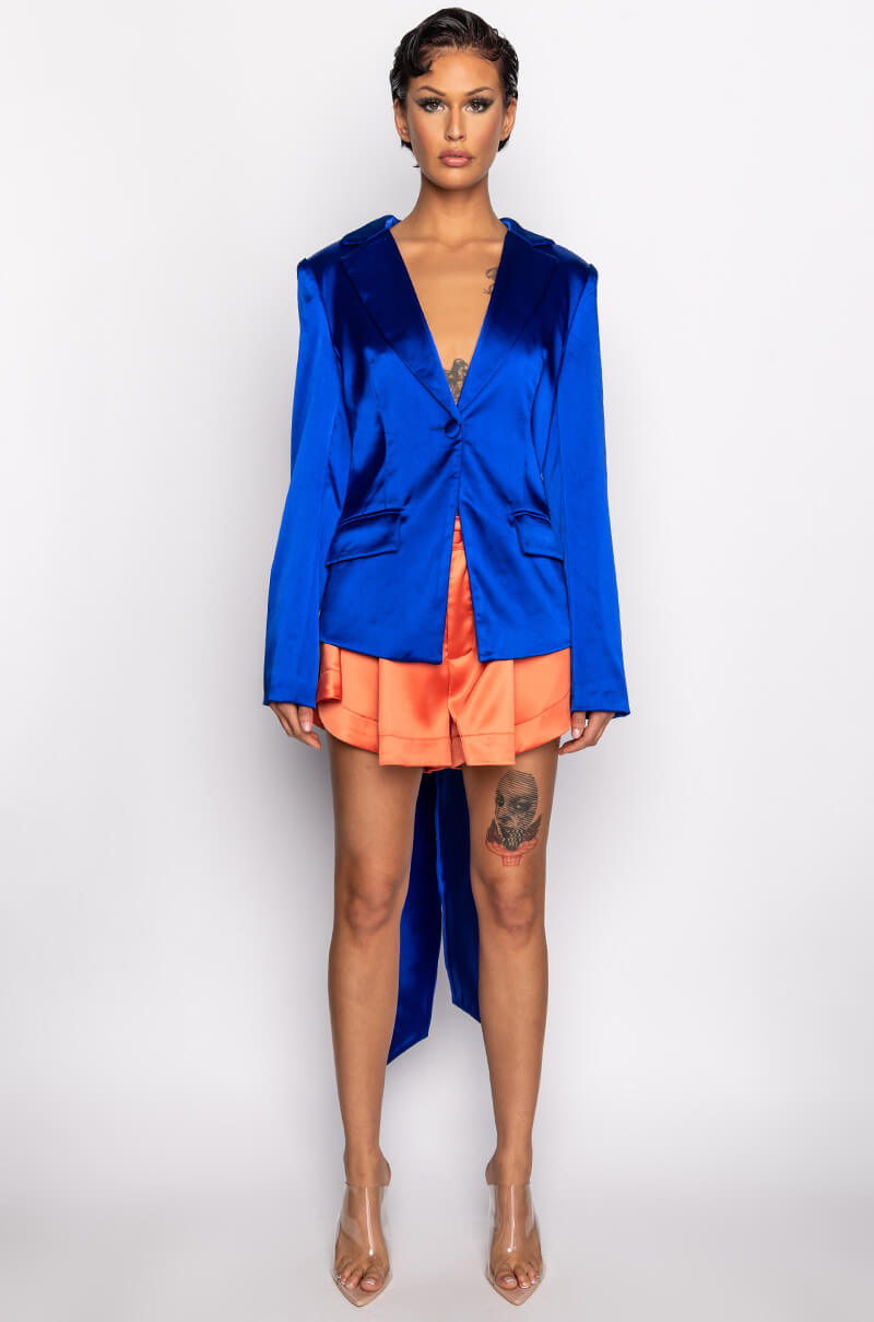 GOLDEN BIRTHDAY BLAZER WITH BOW