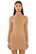 JACQUELINE TEXTURED MINI DRESS
