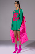 LOLITA LUXE ESSENTIAL PUFFER COAT IN PINK