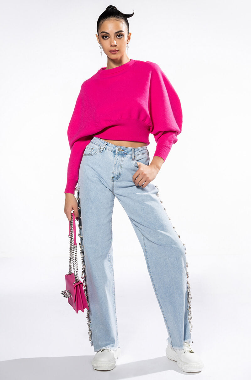 JULIET DOLMAN SLEEVE SWEATER