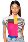 JULLIANNA TEXTURED CAP SLEEVE TOP