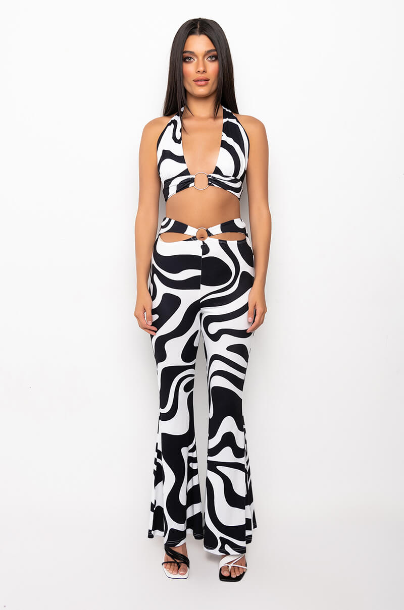 KARMA HALTERNECK RING DETAIL BRALETTE