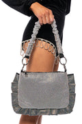 KATONA EMBELLISHED BAG IN SILVER