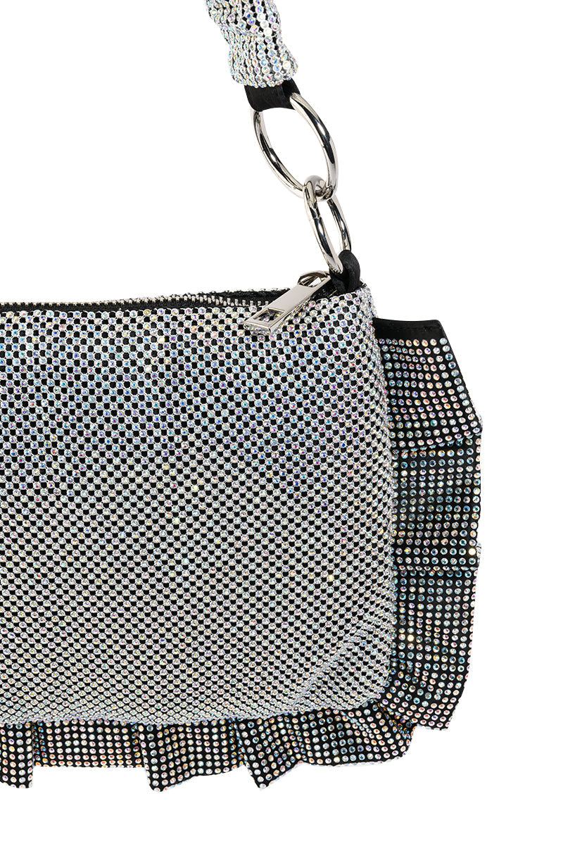 KATONA EMBELLISHED BAG IN SILVER