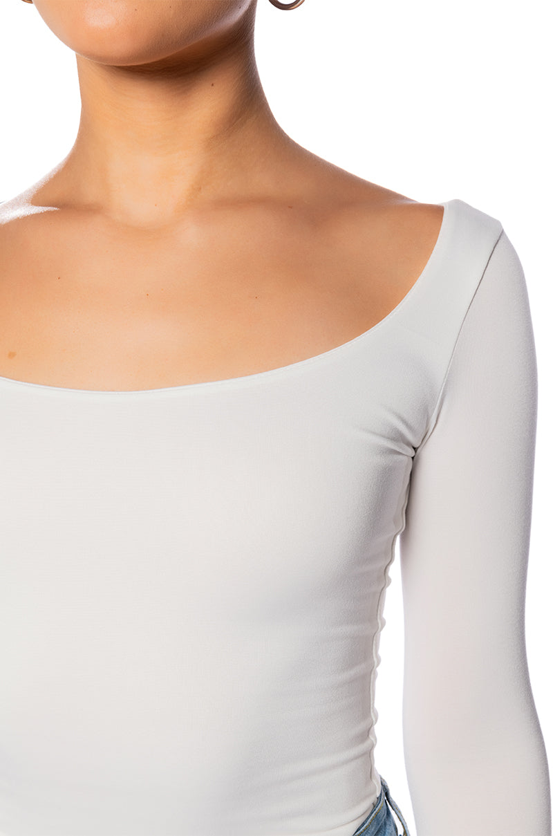 KAYA DOUBLE LAYER LONG SLEEVE TOP