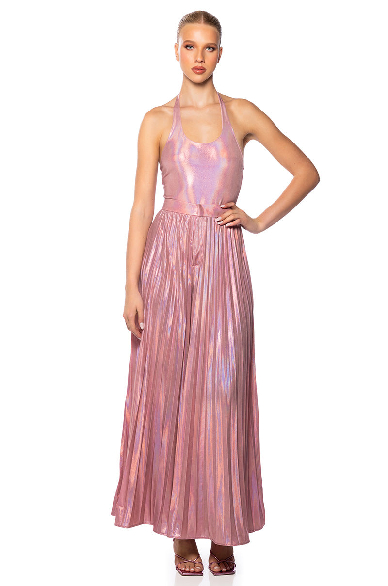 KEIRA METALLIC PALAZZO PANT