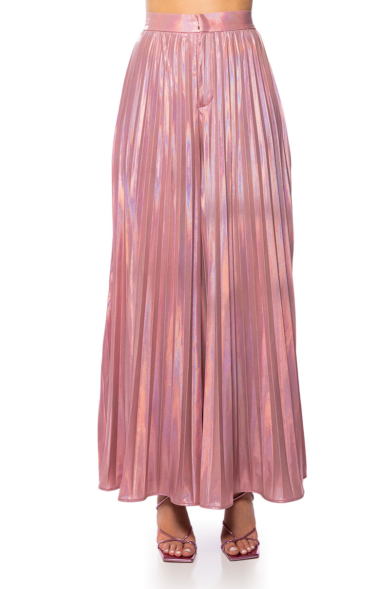 KEIRA METALLIC PALAZZO PANT