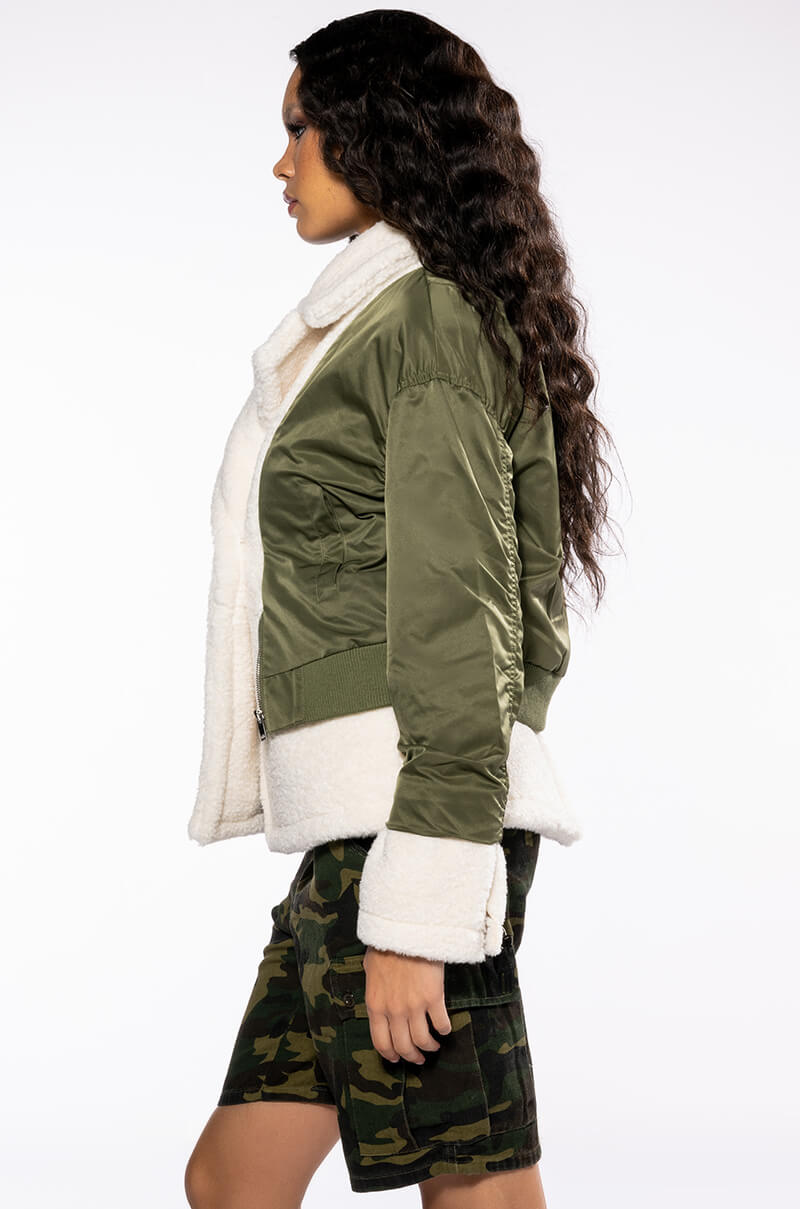 KIKI DO YOU LOVE ME MIX TEDDY AND BOMBER JACKET