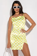 CLASSIC MINI DRESS WITH SLIT