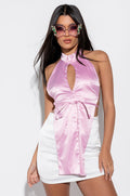 KINU KEY HOLE OPEN BACK BLOUSE