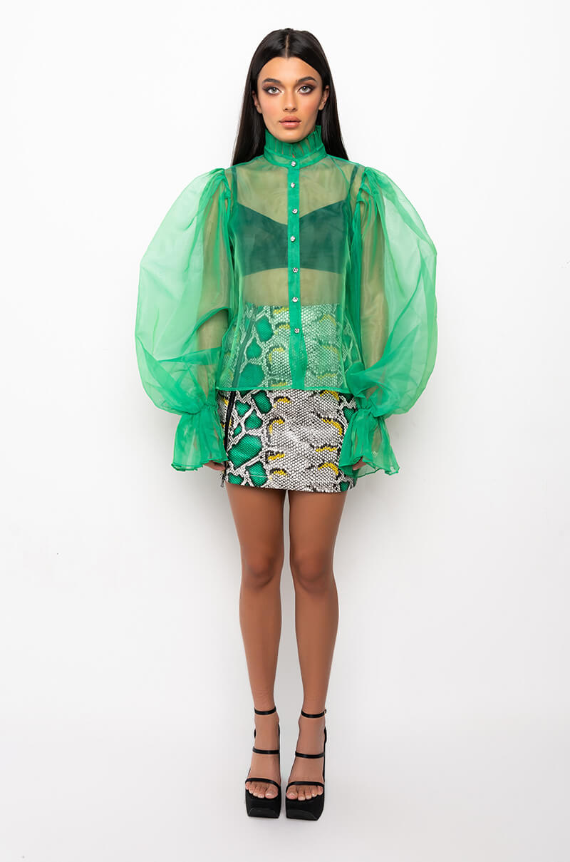 LADY LIKE PUFF SLEEVE BLOUSE