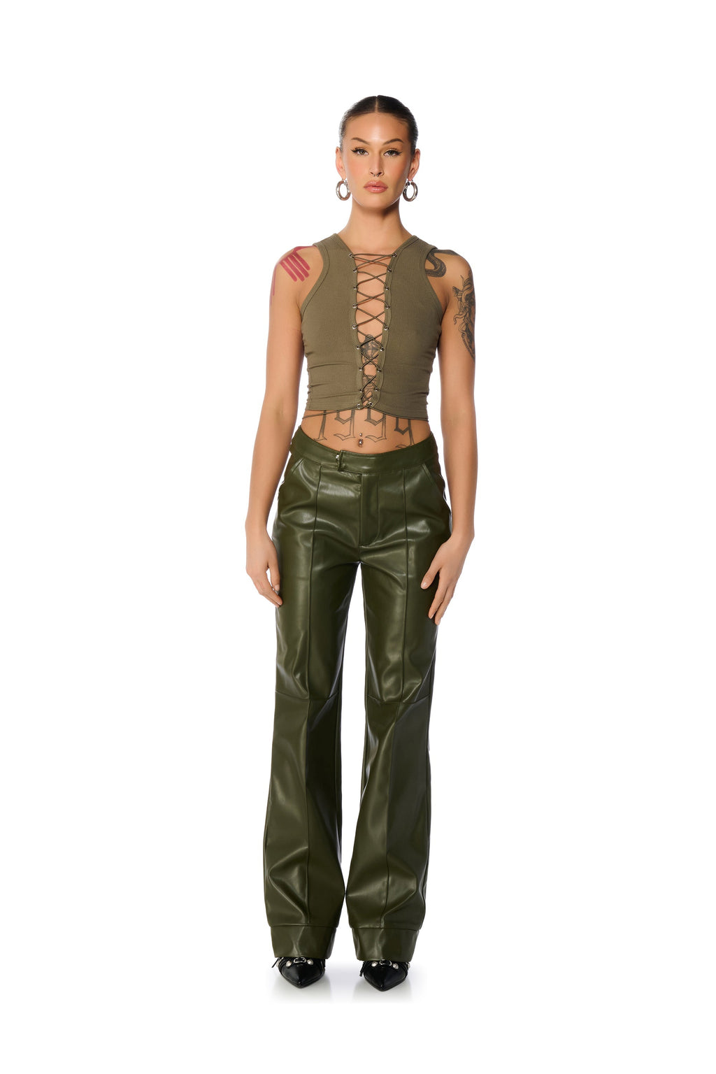 LAYNE LACE UP TANK