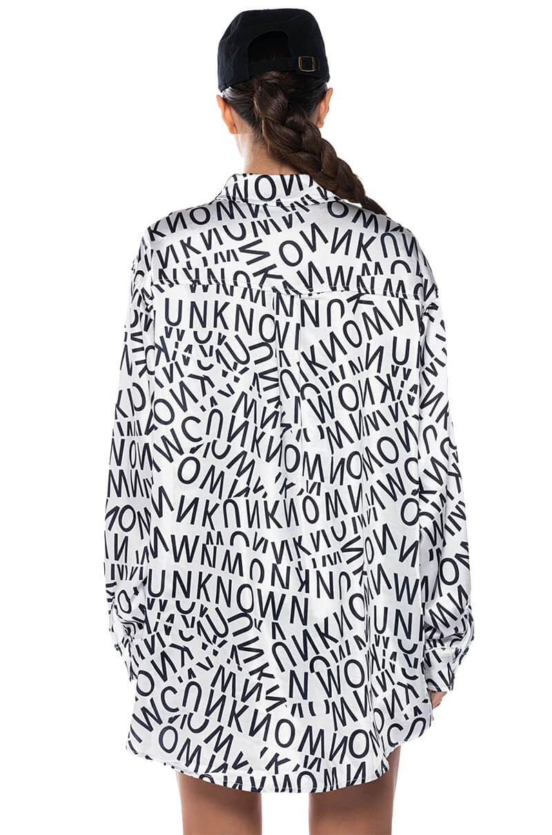 LETTERS OF YOUR NAME BUTTON DOWN SHIRT