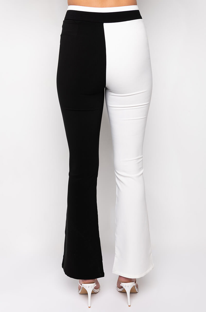 LONG LINES COLORBLOCK FLARED TROUSER