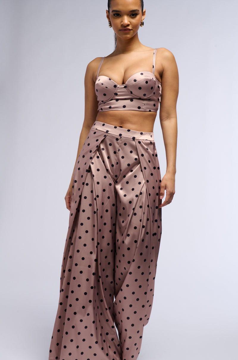 LORRAINE POLKA DOT BUSTIER