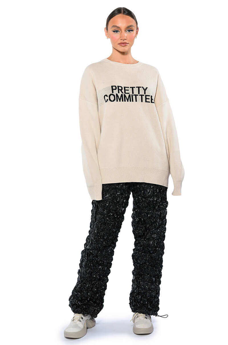 LOSE CONTROL TEXTURED PANTS