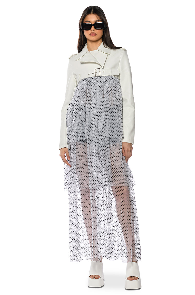 LOVE AND MEMORIES MAXI MOTO JACKET