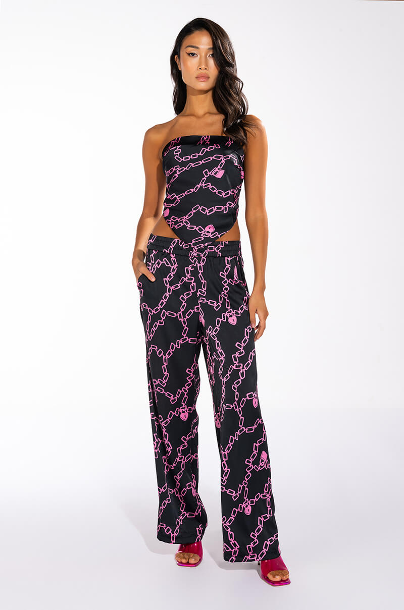 PARADISE WIDE LEG PALAZZO PANTS