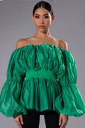LOVE SPRUNG OFF THE SHOULDER BLOUSE
