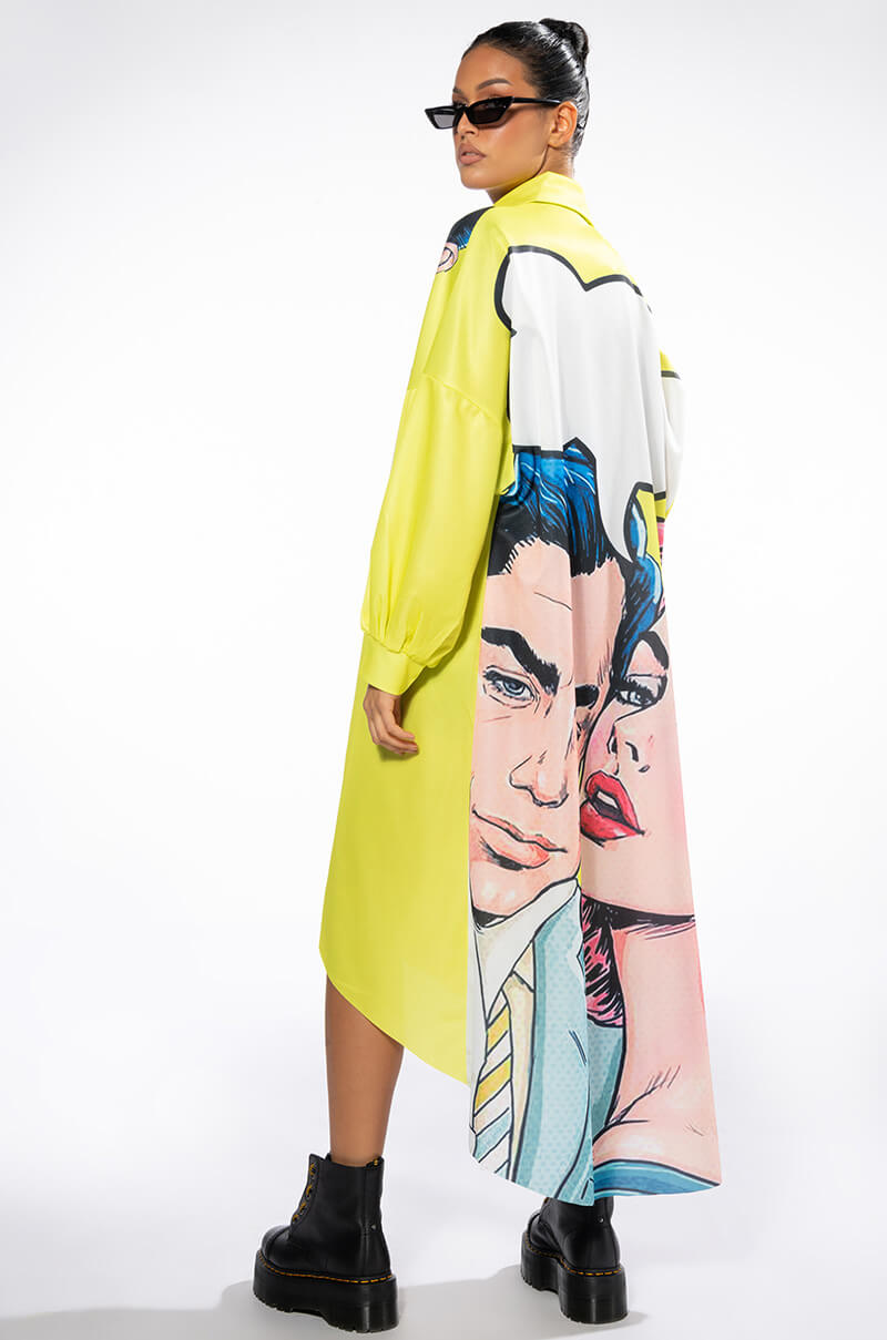 LOVERS LONG BUTTON DOWN BLOUSE