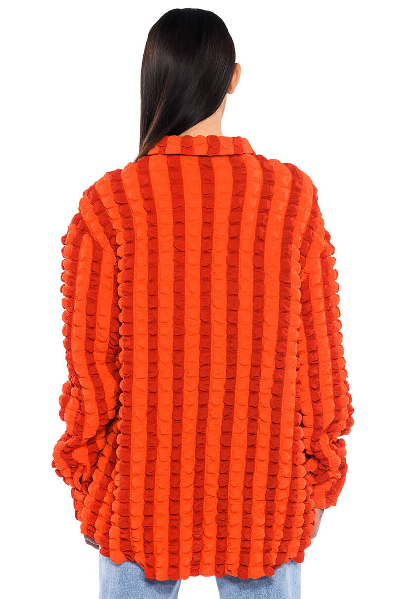 MAJOR THROWBACK POPCORN LONG SLEEVE BUTTON DOWN