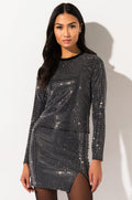 SEXY RHINESTONE MINI SKIRT