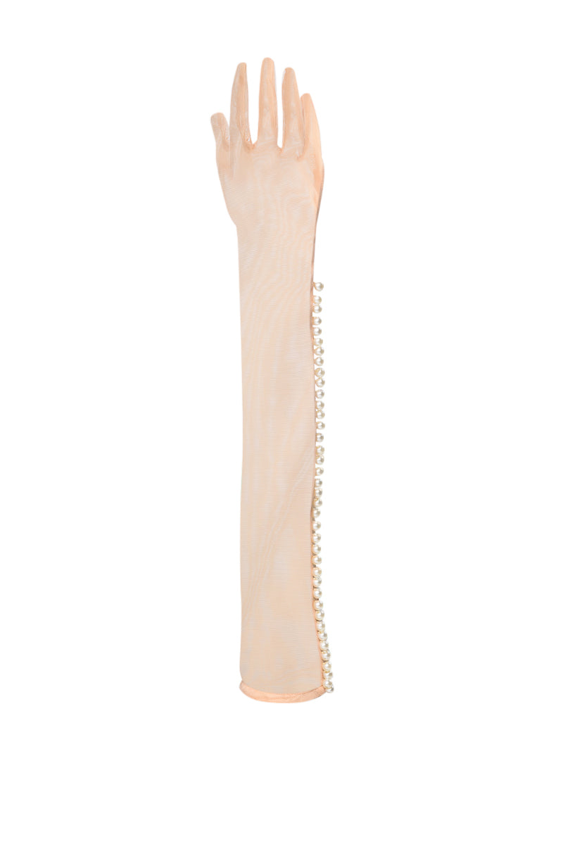MALLORCA PEARL MESH EVENING GLOVE