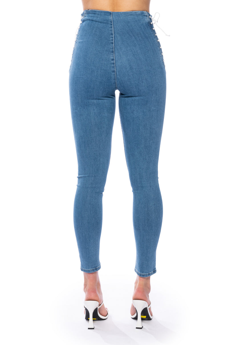 MARGOT LACE SKINNY JEANS