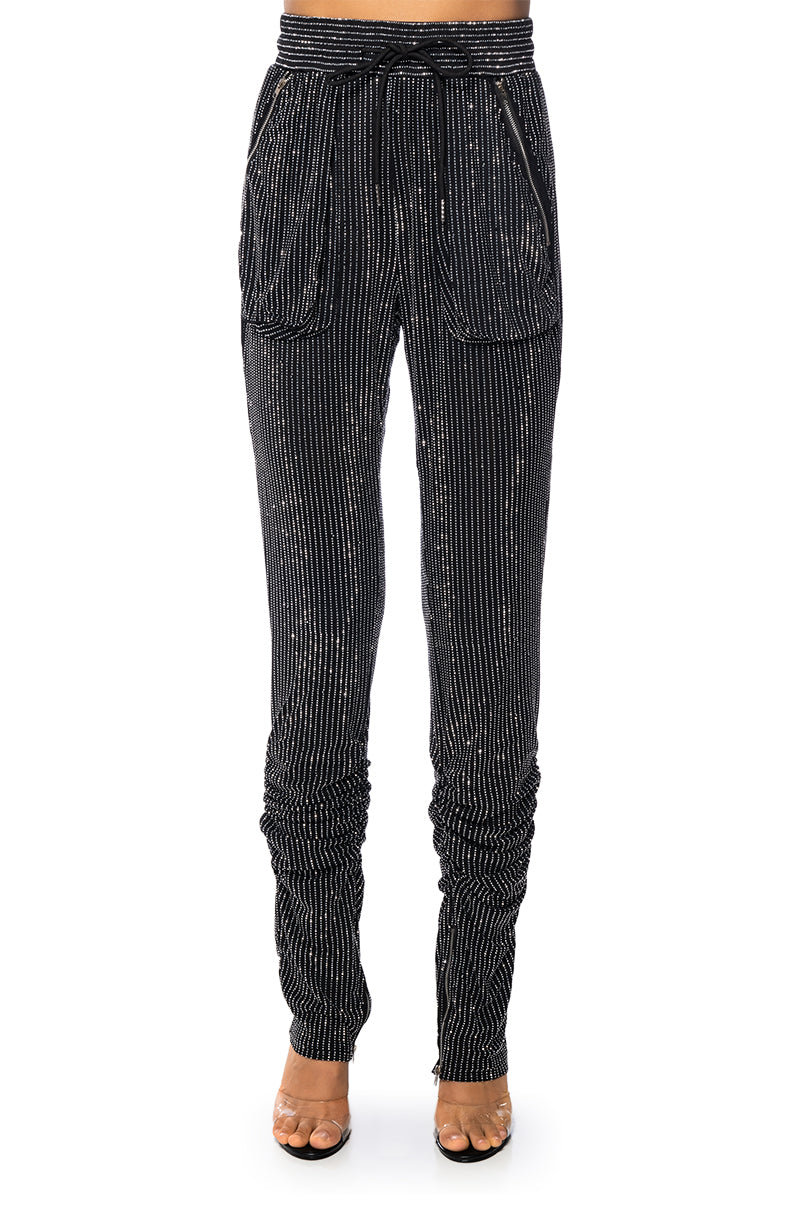 MARLOW EMBELLISHED MESH JOGGER