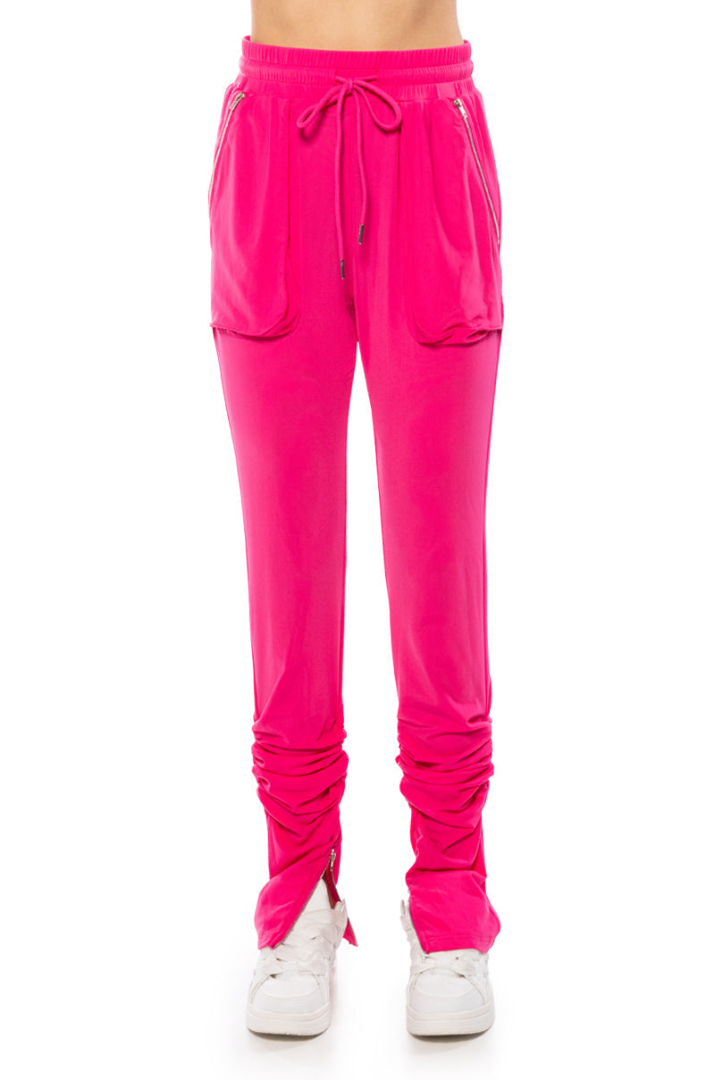 MARLOW MESH JOGGER IN PINK