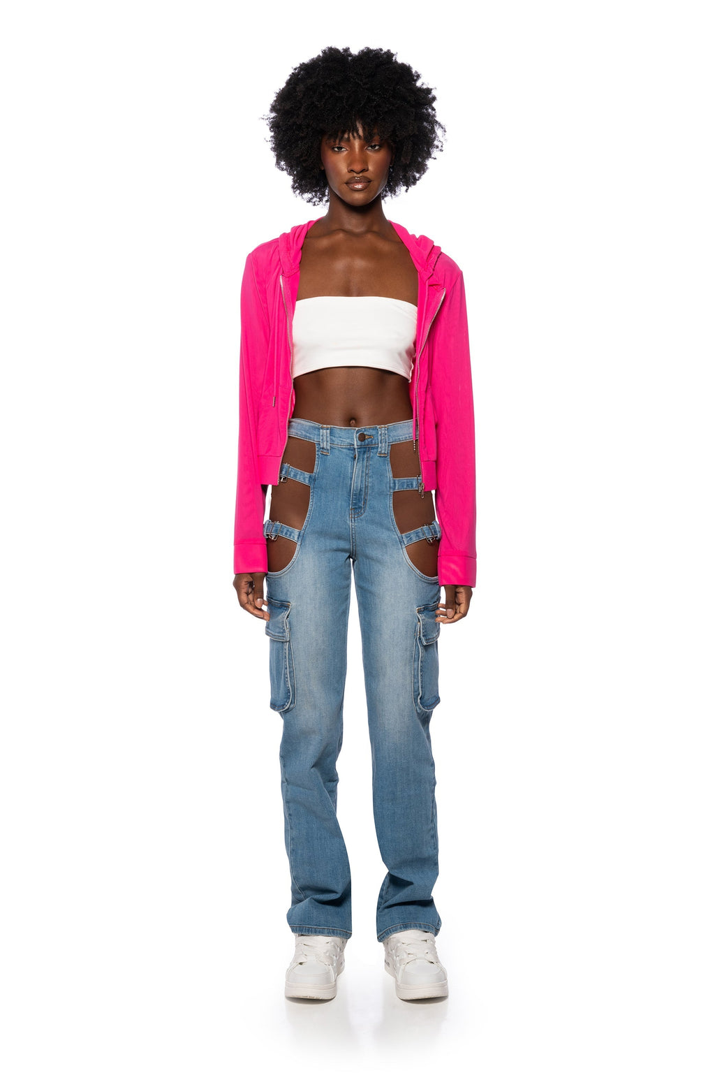 MARLOW MESH ZIP UP