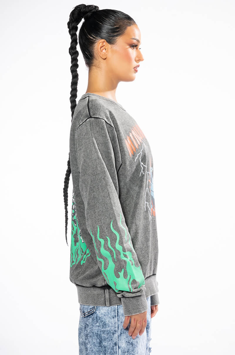 MIND CONTROL CREWNECK SWEATSHIRT