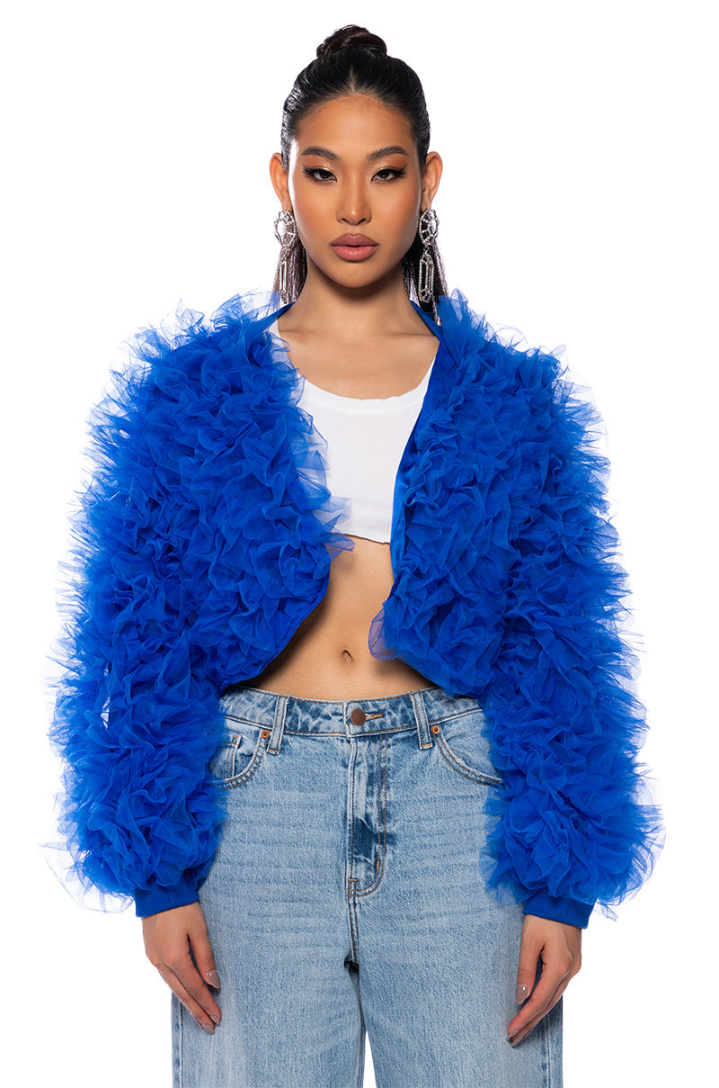 MODERN MASTERPIECE TULLE BOMBER