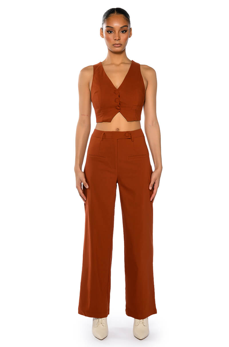 MOST LIKELY TO DREAM BIG HIGH WAISTED PANTS