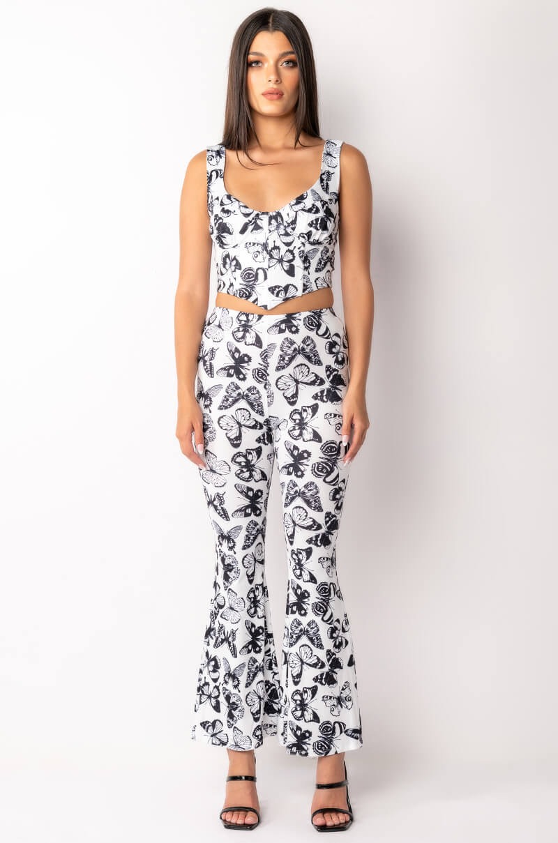 MOTHER NATURE HIGH WAIST FLARE PANTS