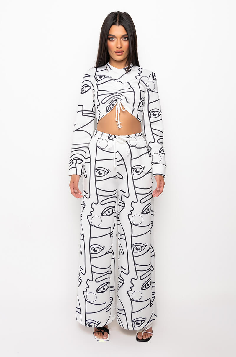 MULTI FACE SCUBA SWEATPANT