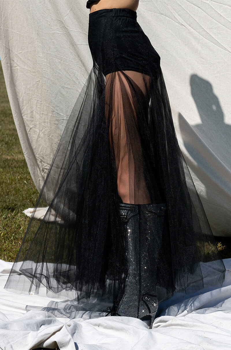 MY ALL MAXI TULLE SKIRT