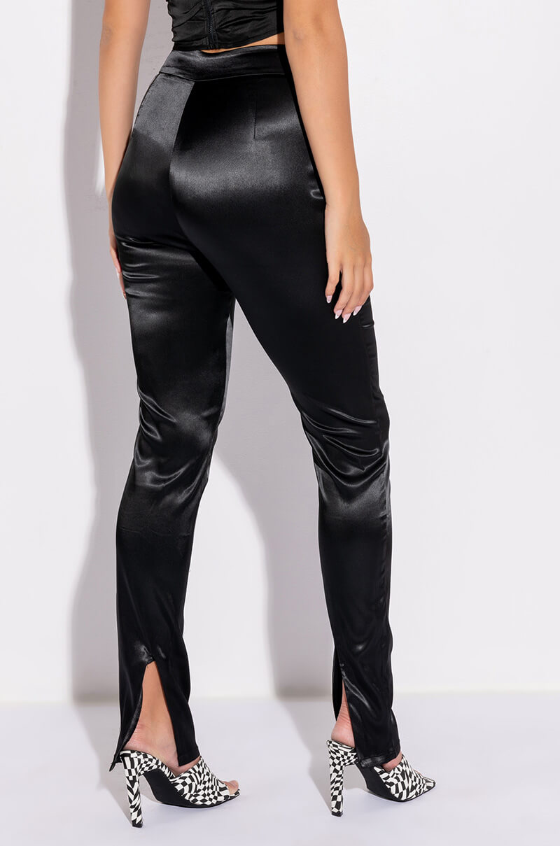 MY VALENTINE SATIN SKINNY PANT