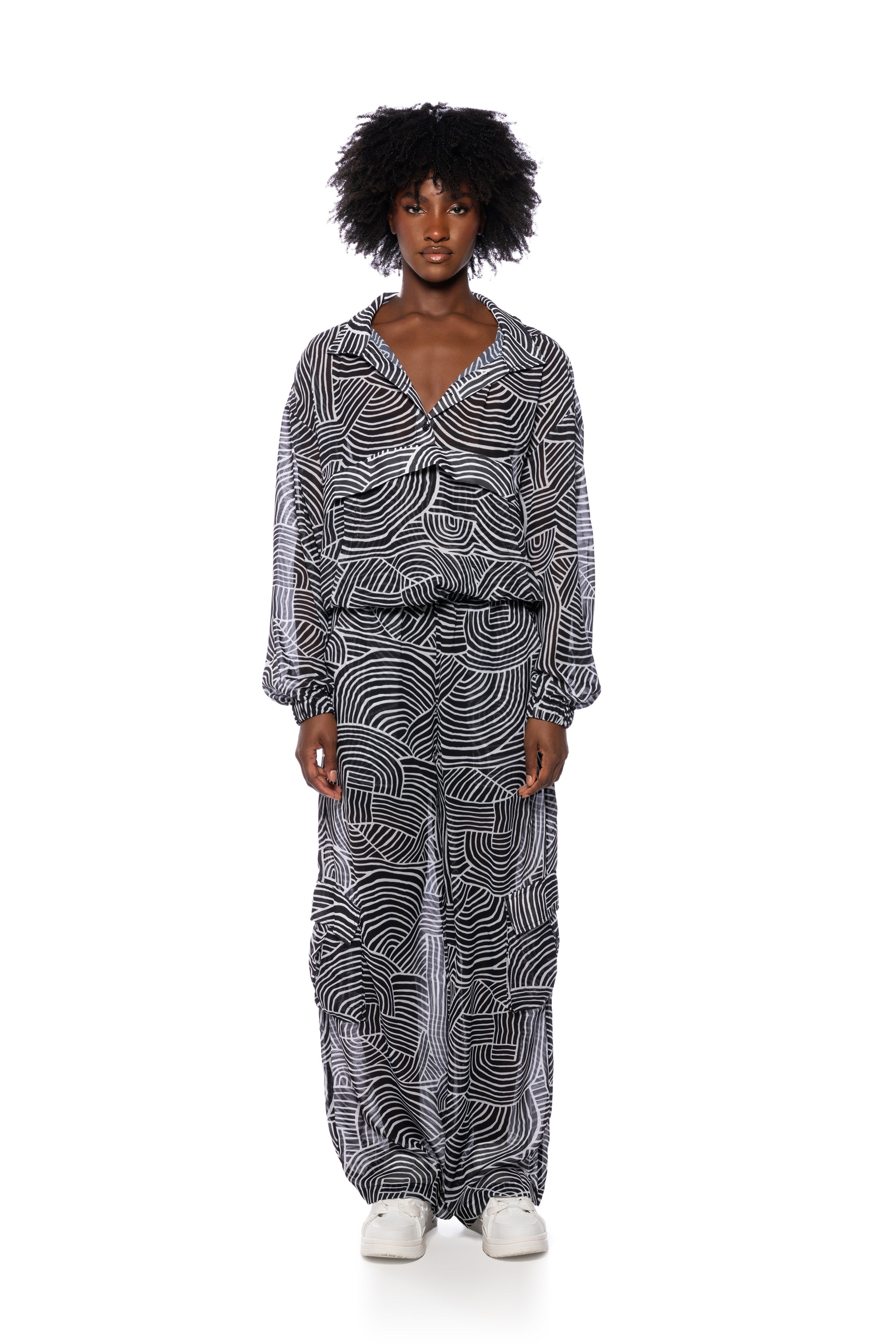 NEVER ENDING HILLS WIDE LEG CARGO PANT