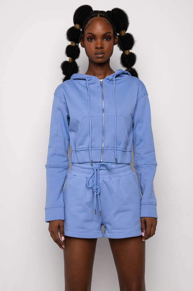 NEW RULES CROPPED HOODIE