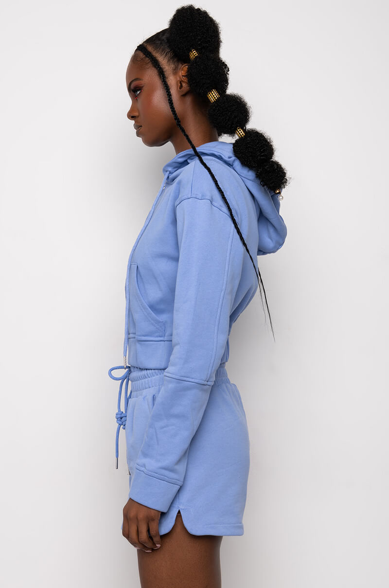 NEW RULES CROPPED HOODIE