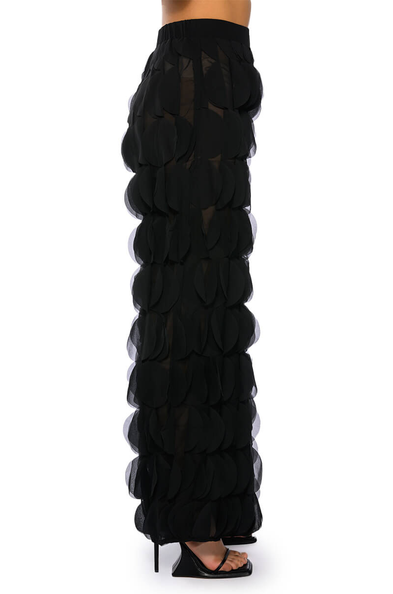 NEXT TIME TEXTURED WIDE LEG PANT