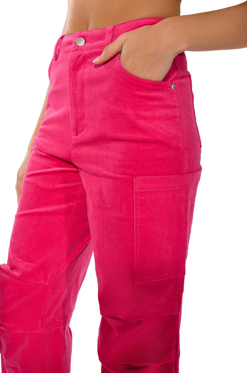 NOT A SECRET RELAXED CORDUROY PANTS