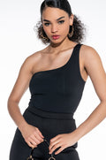 NOT THAT DEEP ONE SHOULDER BODYSUIT