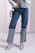 PLAY IT AGAIN HIGH RISE STRAIGHT JEANS