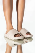 ONLY IN MY DREAMS FLAT SANDAL IN TAUPE