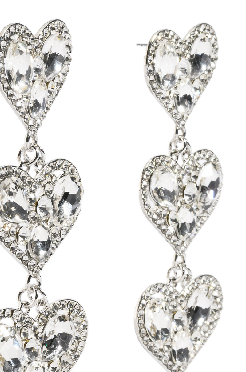PACK IT UP RHINESTONE DROP EARRINGS