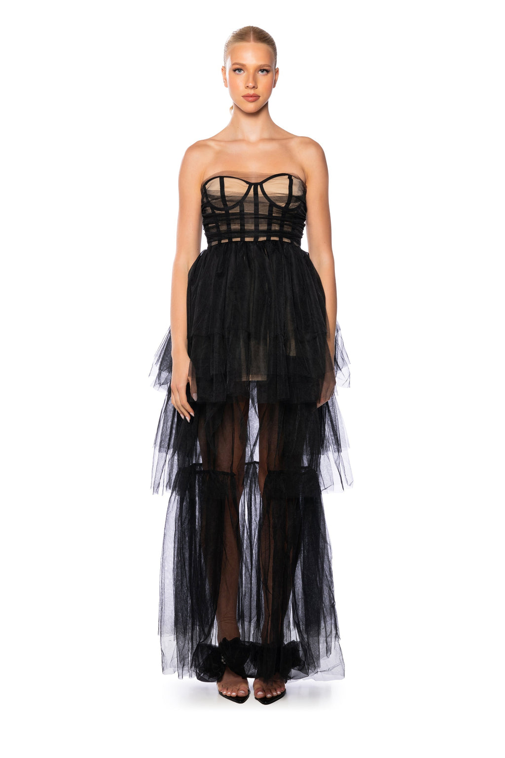 PARTY STARTER HIGH LOW TULLE DRESS