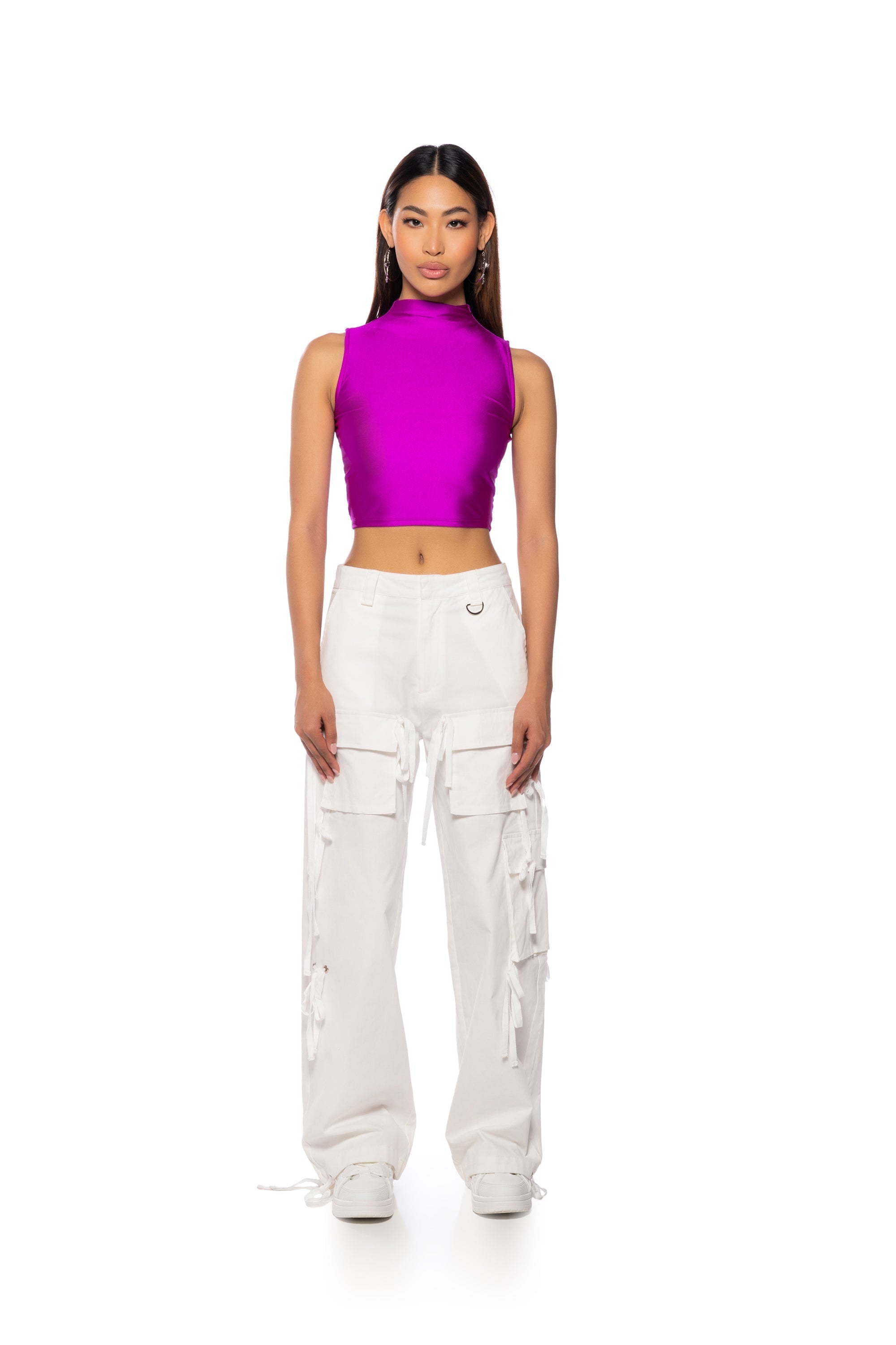 PAXTON DISCO CROP SLEEVELESS TEE