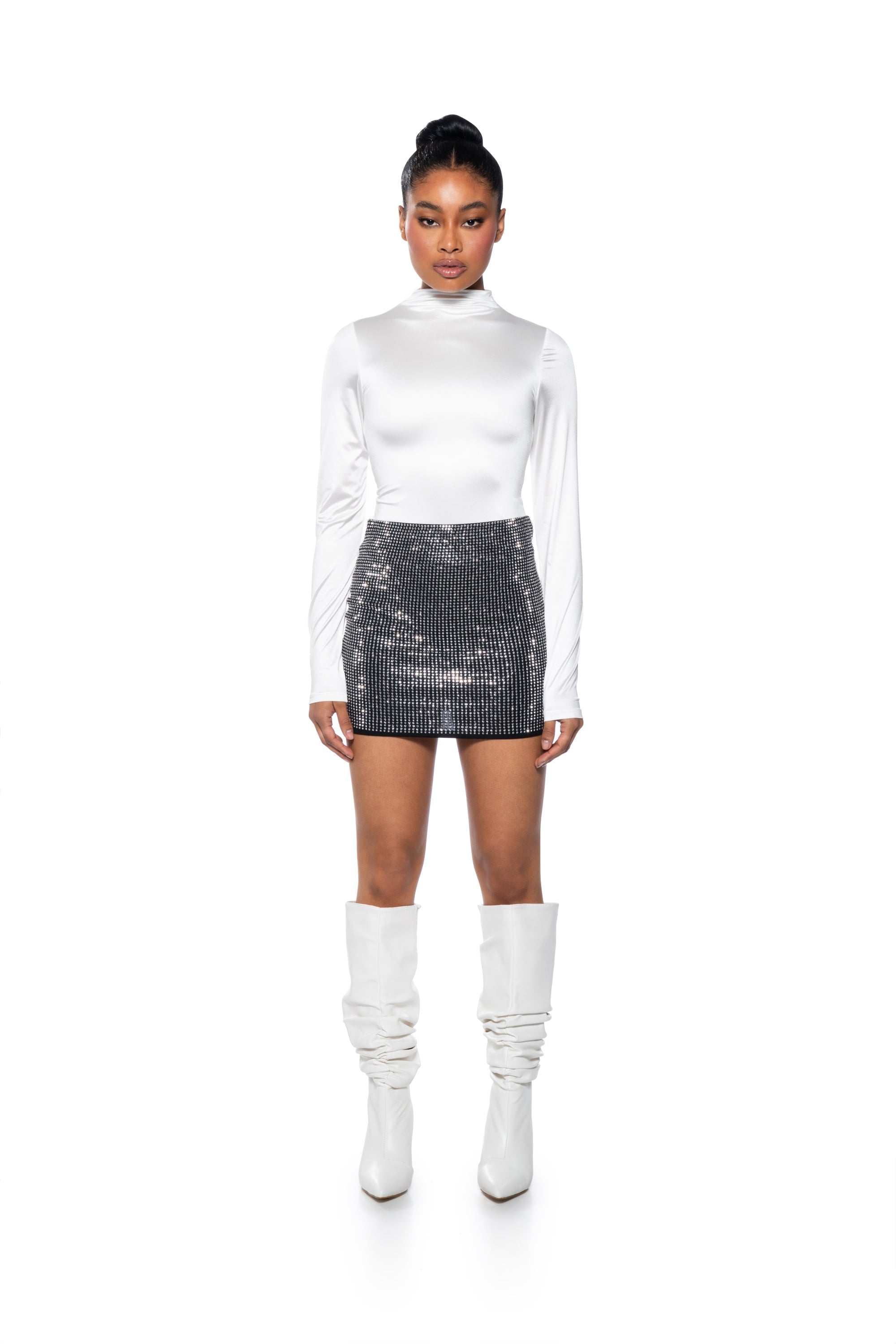 PAXTON NEW SHINE REVERSIBLE ZIP UP BODYSUIT